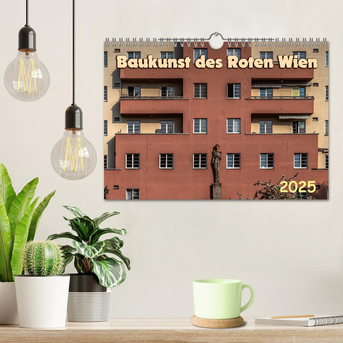 Bild: 9783435232826 | Baukunst des Roten Wien (Wandkalender 2025 DIN A4 quer), CALVENDO...