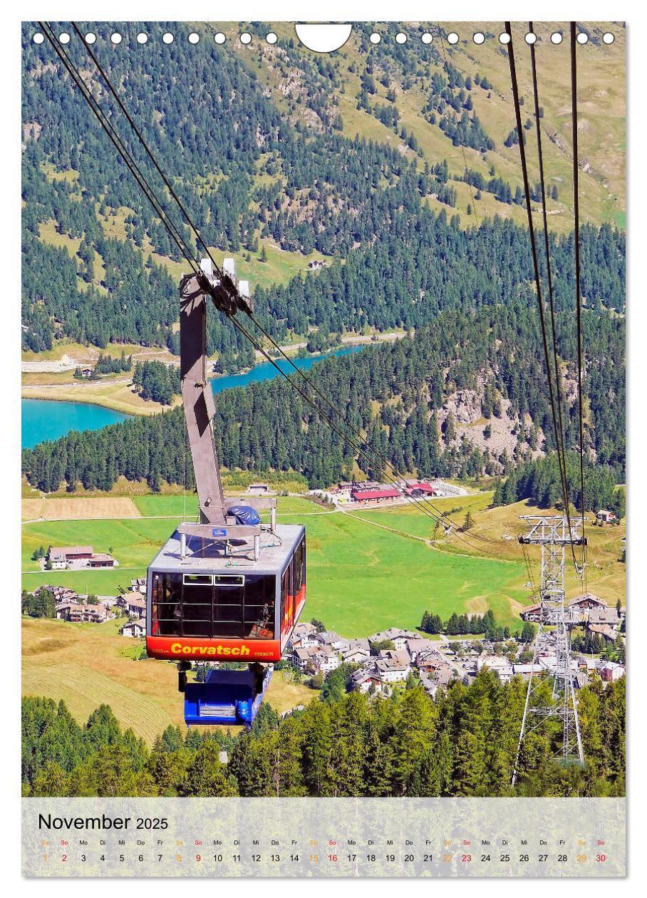 Bild: 9783435945863 | Nervenkitzel Seilbahn (Wandkalender 2025 DIN A4 hoch), CALVENDO...