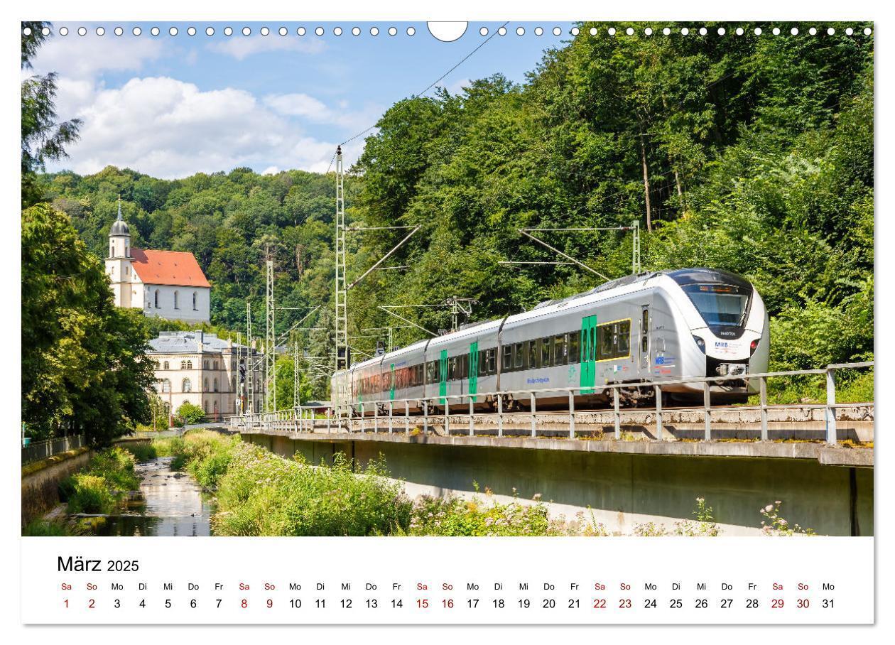 Bild: 9783435035304 | Eisenbahn in Deutschland (Wandkalender 2025 DIN A3 quer), CALVENDO...