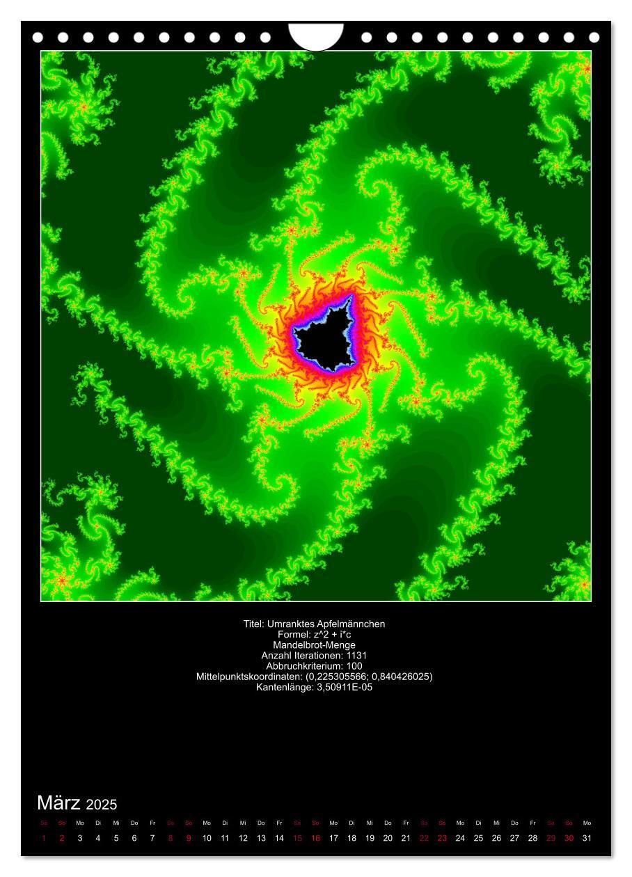 Bild: 9783435976577 | Fraktale zum Selbstnachrechnen (Wandkalender 2025 DIN A4 hoch),...