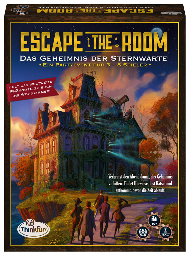 Cover: 4005556763139 | ThinkFun - 76313 - Escape the Room: Das Geheimnis der Sternwarte....