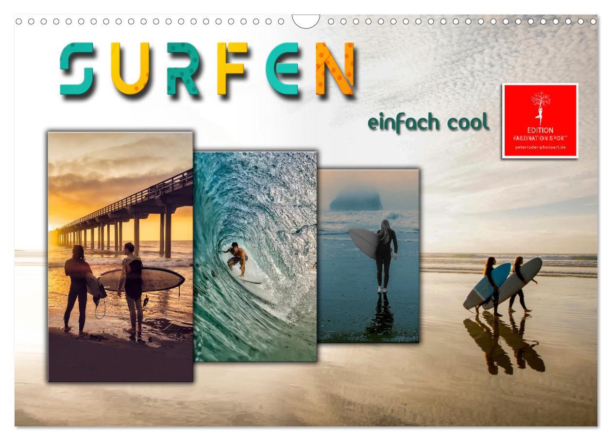 Cover: 9783383931208 | Surfen - einfach cool (Wandkalender 2025 DIN A3 quer), CALVENDO...