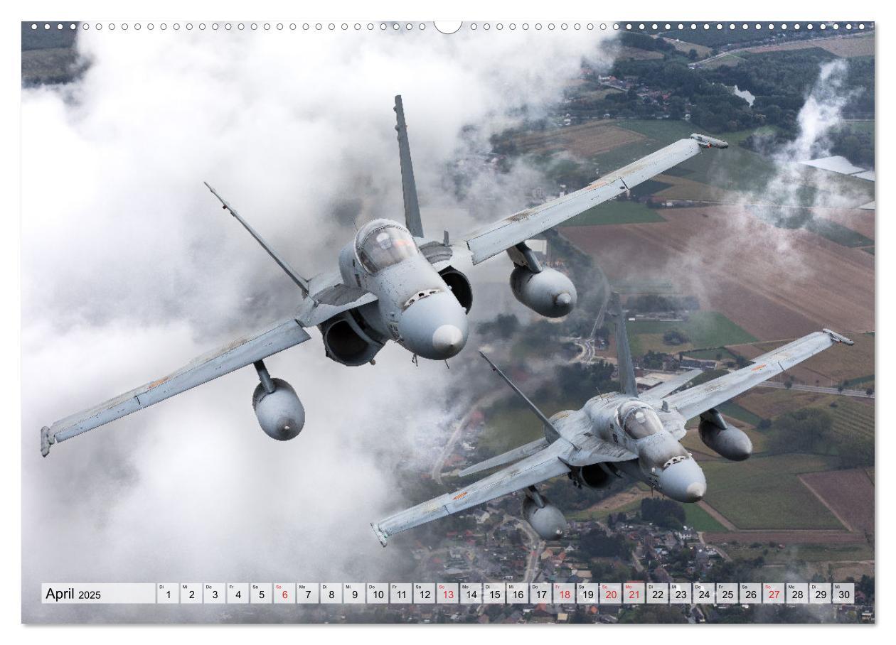 Bild: 9783435176342 | Militärjets aus aller Welt (Wandkalender 2025 DIN A2 quer),...