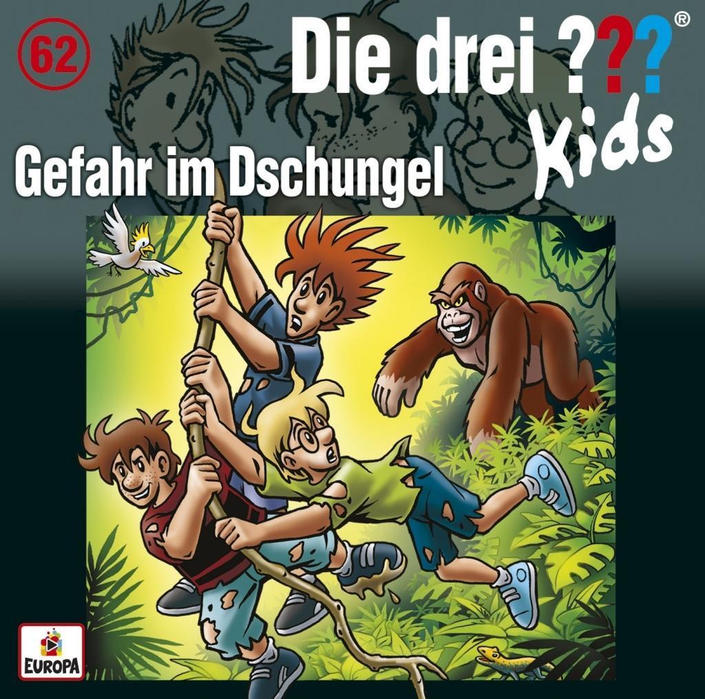 Cover: 889854672126 | Die drei ??? Kids 62: Gefahr im Dschungel | Boris Pfeiffer | Audio-CD