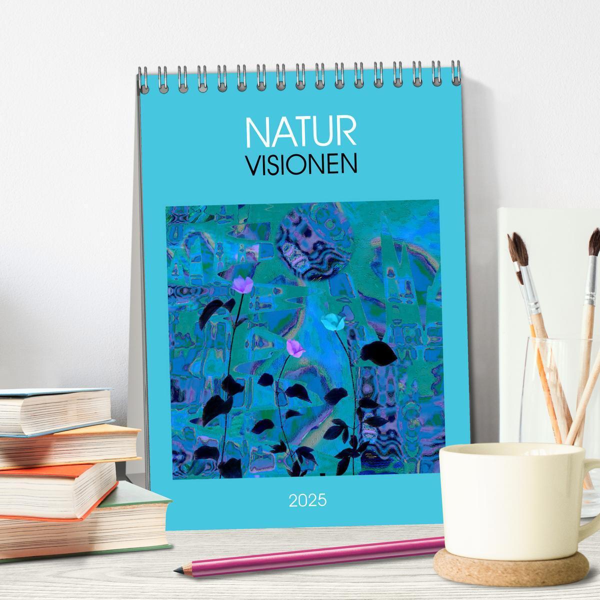 Bild: 9783435950553 | NaturVisionen (Tischkalender 2025 DIN A5 hoch), CALVENDO...