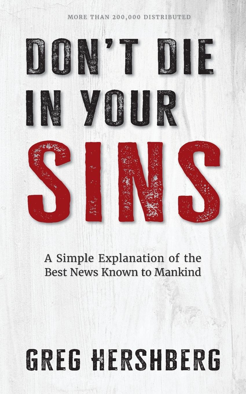 Cover: 9798889362265 | Don't Die in Your Sins | Greg Hershberg | Taschenbuch | Englisch