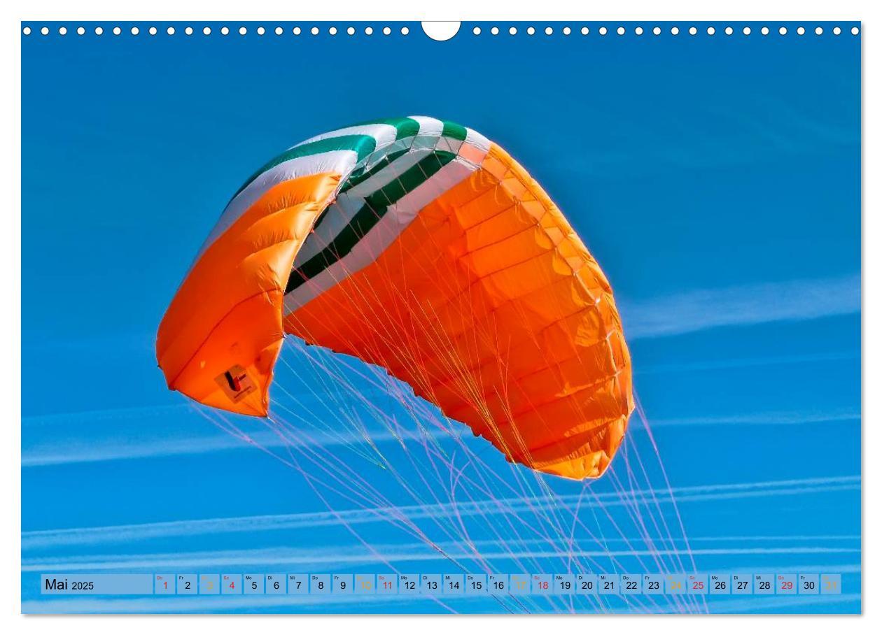 Bild: 9783435591367 | Frei sein - Paragliding (Wandkalender 2025 DIN A3 quer), CALVENDO...