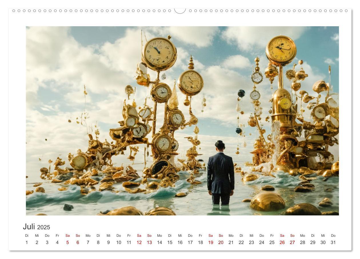 Bild: 9783383857744 | Zeit ist abstrakt (Wandkalender 2025 DIN A2 quer), CALVENDO...