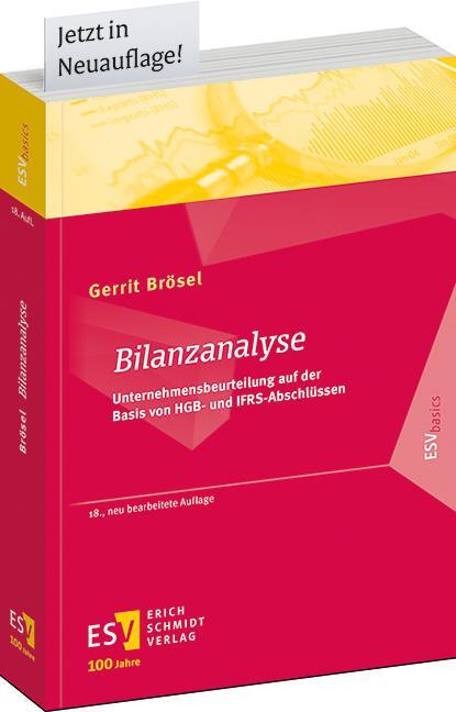 Cover: 9783503239214 | Bilanzanalyse | Gerrit Brösel | Taschenbuch | ESVbasics | XXVI | 2024