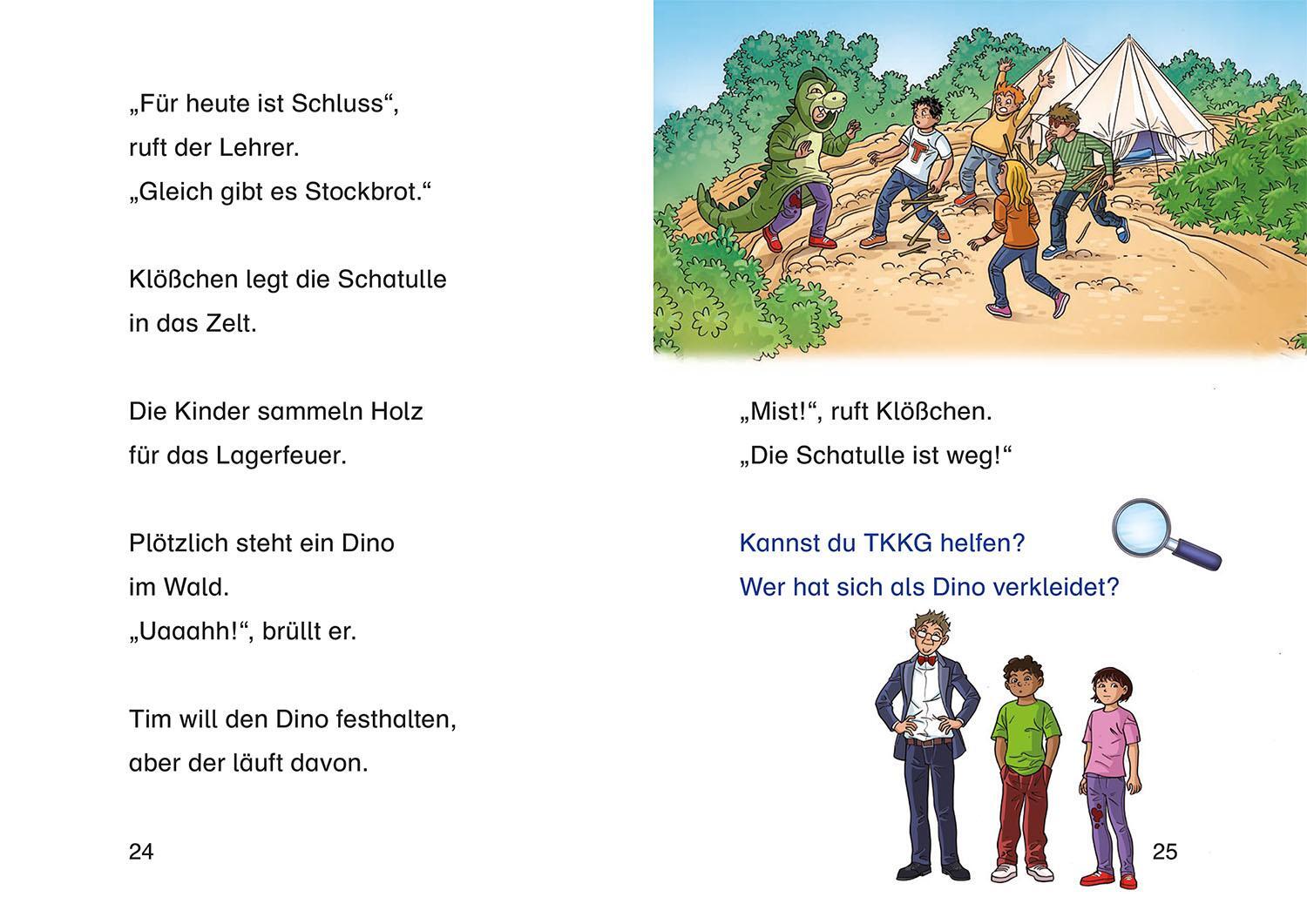 Bild: 9783440175569 | TKKG Junior, Bücherhelden 1. Klasse, Verschwundene Dinos | Vogel