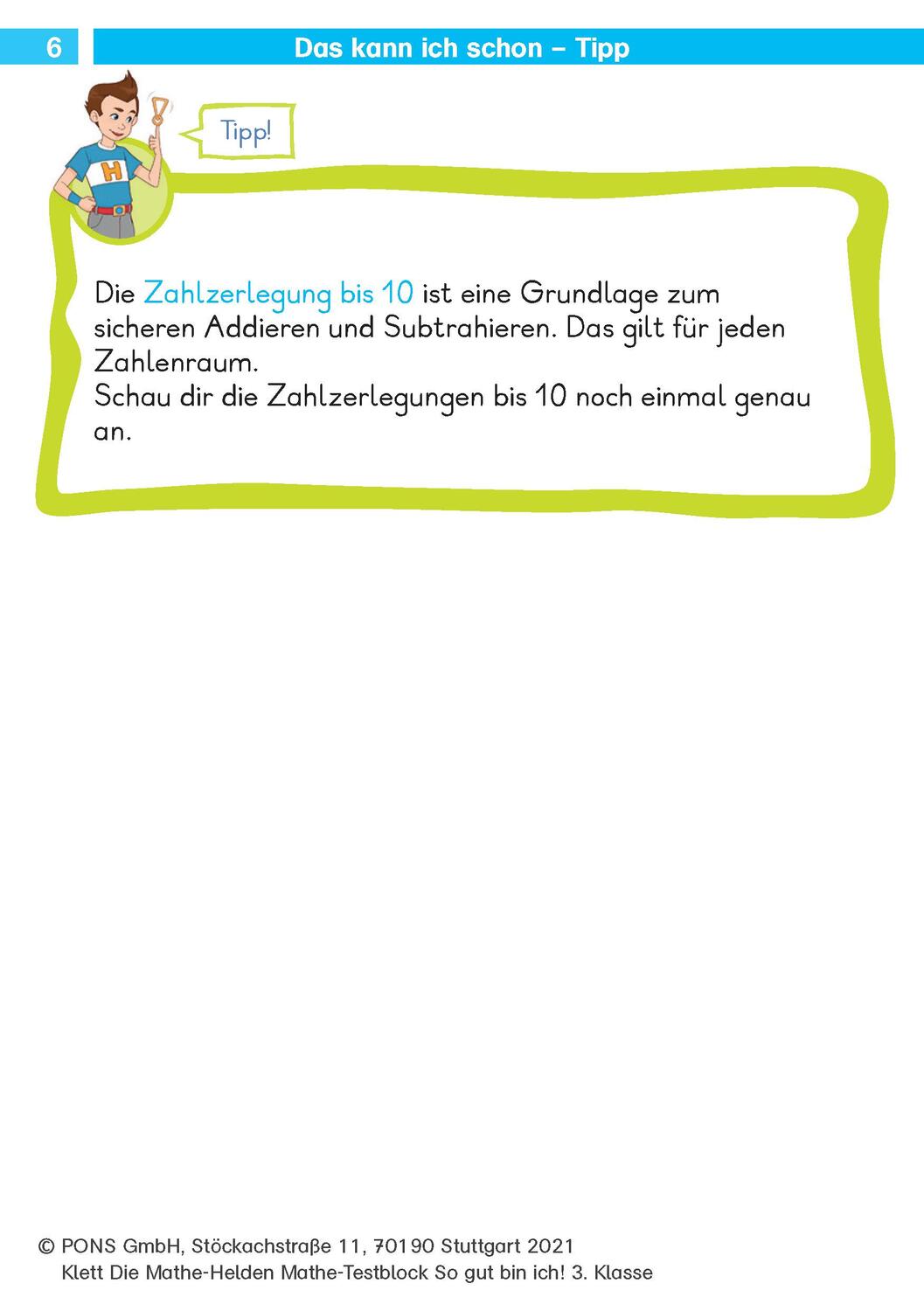 Bild: 9783129496824 | Klett Die Mathe-Helden: Mathe-Testblock So gut bin ich! 3. Klasse