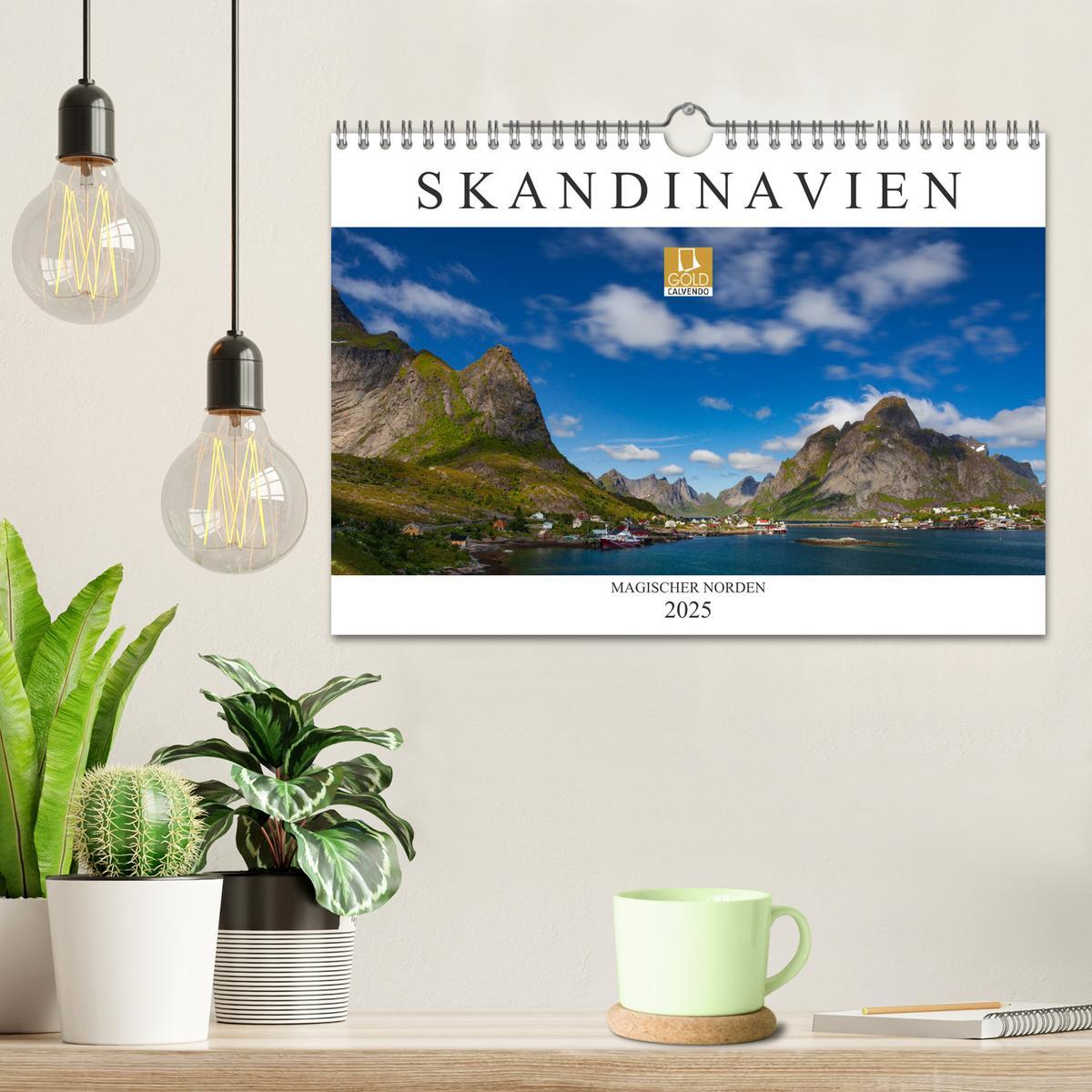 Bild: 9783435820863 | Skandinavien: Magischer Norden (Wandkalender 2025 DIN A4 quer),...