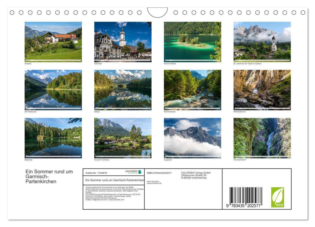 Bild: 9783435202577 | Ein Sommer rund um Garmisch-Partenkirchen (Wandkalender 2025 DIN A4...