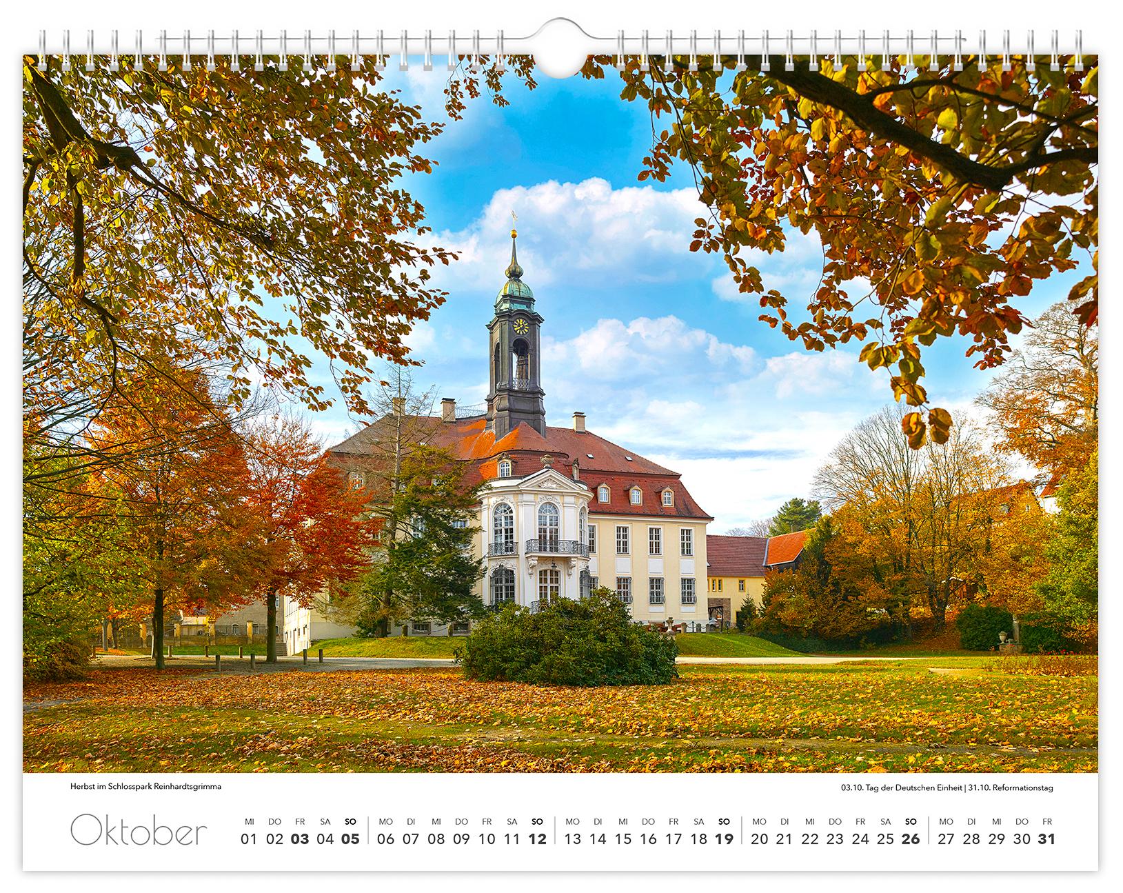 Bild: 9783910680616 | Kalender Osterzgebirge 2025 | 40 x 30 cm weißes Kalendarium | Schubert