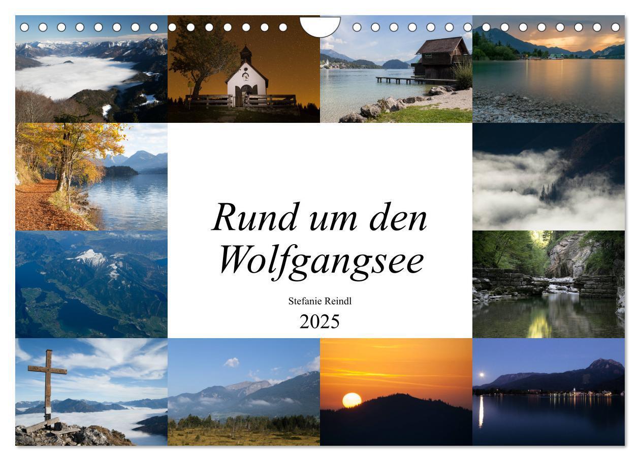 Cover: 9783435391585 | Rund um den Wolfgangsee (Wandkalender 2025 DIN A4 quer), CALVENDO...