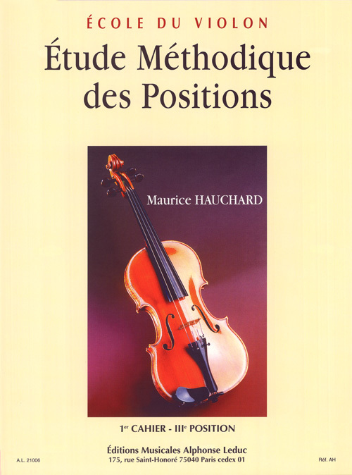 Cover: 9790046210068 | Etude Methodique Des Positions Vol 1 | Maurice Hauchard | Buch