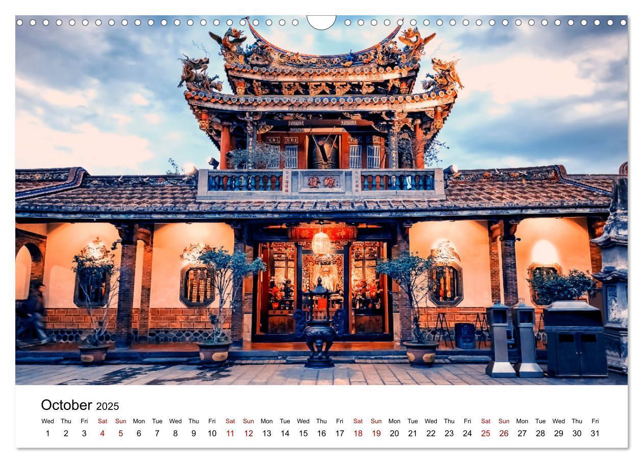 Bild: 9781325838349 | A Journey In Taipei (Wall Calendar 2025 DIN A3 landscape), CALVENDO...