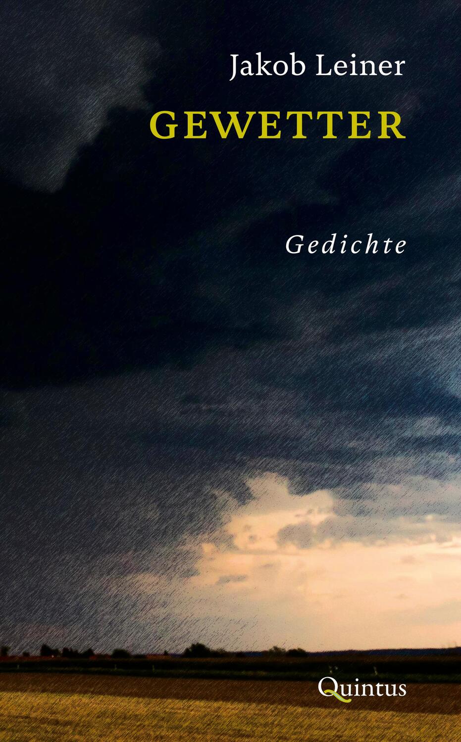 Cover: 9783969820575 | Gewetter | Gedichte | Jakob Leiner | Taschenbuch | 104 S. | Deutsch