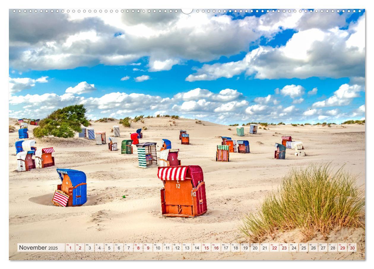 Bild: 9783435080410 | BORKUM-LIEBE (Wandkalender 2025 DIN A2 quer), CALVENDO Monatskalender