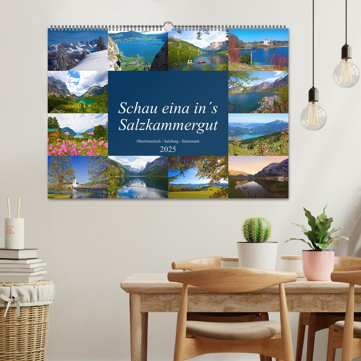 Bild: 9783435392414 | Schau eina in´s Salzkammergut (Wandkalender 2025 DIN A2 quer),...