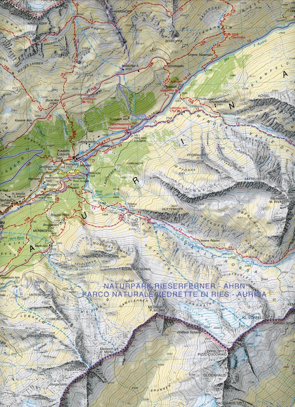 Bild: 9788883150357 | Tabacco Wandern Ahrntal - Riesenferner Gruppe 1:25 000 | (Land-)Karte