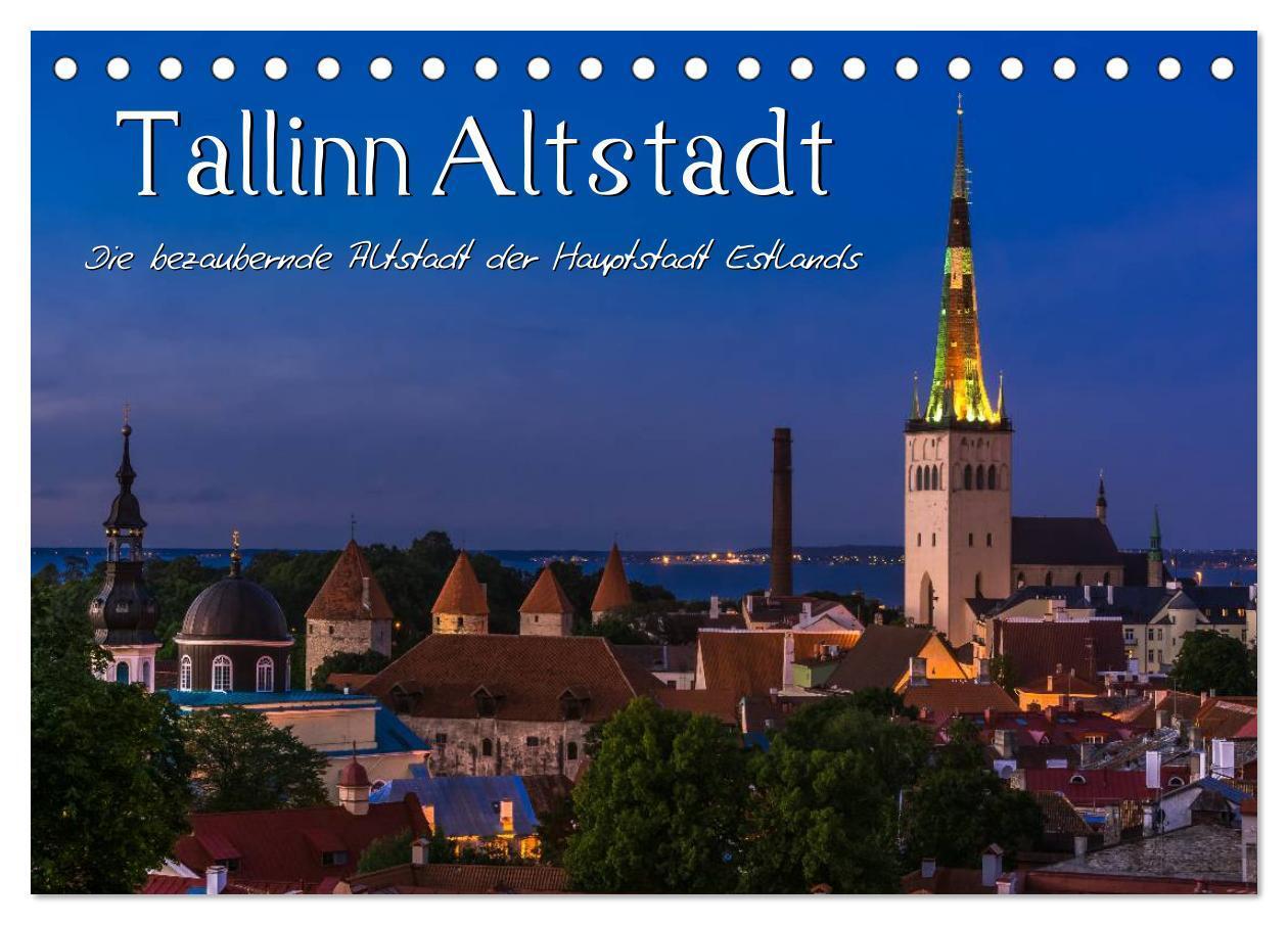 Cover: 9783435651252 | Tallinn Altstadt (Tischkalender 2025 DIN A5 quer), CALVENDO...