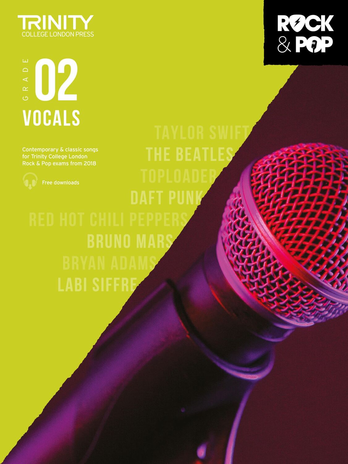 Cover: 9780857366672 | Trinity Rock &amp; Pop 2018 Vocals: Grade 2 | Hal Leonard Corp | Buch