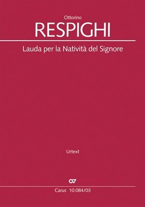 Cover: 9790007165116 | Lauda per la Natività del Signore, Klavierauszug | Ottorino Respighi