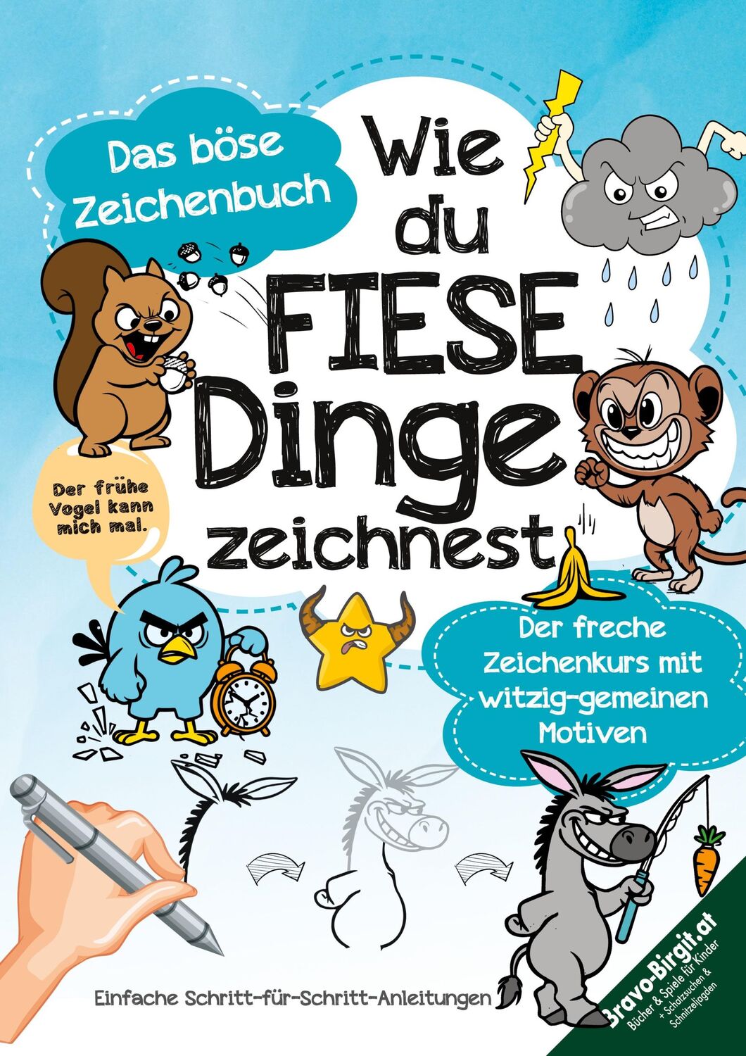 Cover: 9783989354012 | Wie du fiese Dinge zeichnest ¿ Das kleine böse Zeichenbuch | Bravo