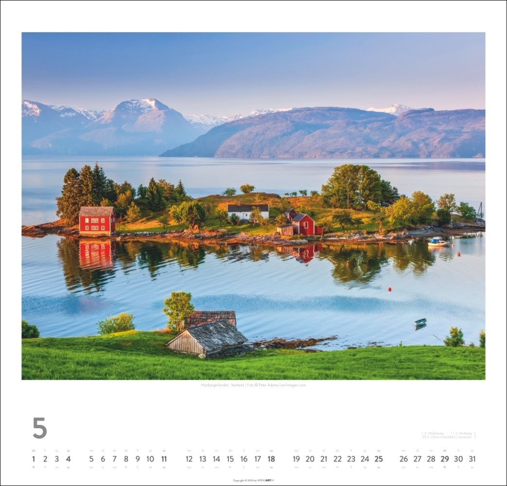 Bild: 9783839900956 | Norwegen Kalender 2025 - Im Land der Mitternachtssonne | Kalender