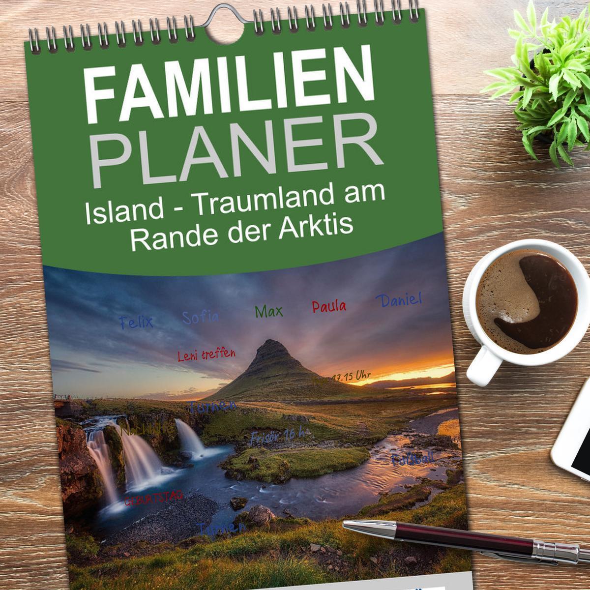 Bild: 9783457134887 | Familienplaner 2025 - Island - Traumland am Rande der Arktis mit 5...