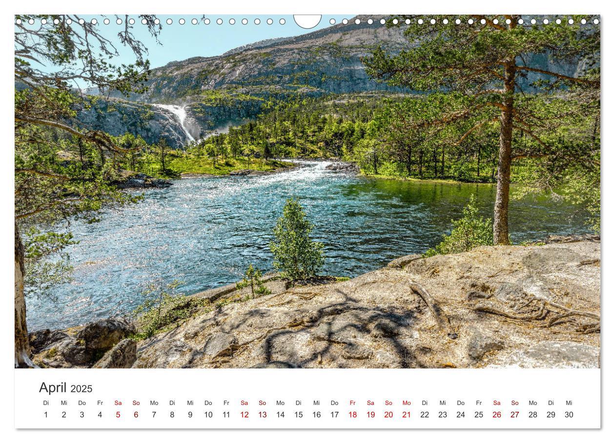 Bild: 9783435278855 | Wasserfälle in Norwegen (Wandkalender 2025 DIN A3 quer), CALVENDO...