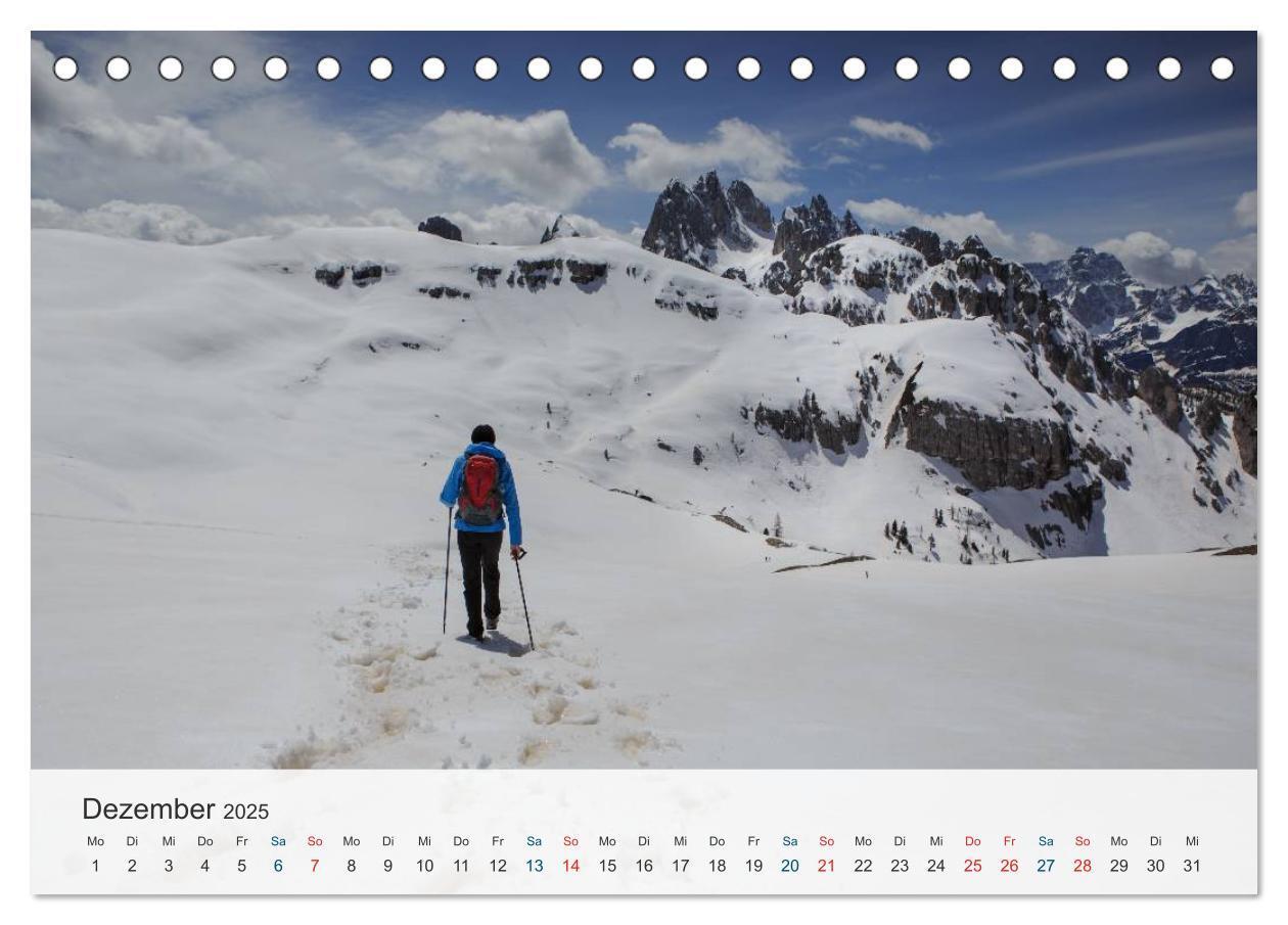 Bild: 9783383786358 | Dolomiten - Rundreise um Drei Zinnen (Tischkalender 2025 DIN A5...