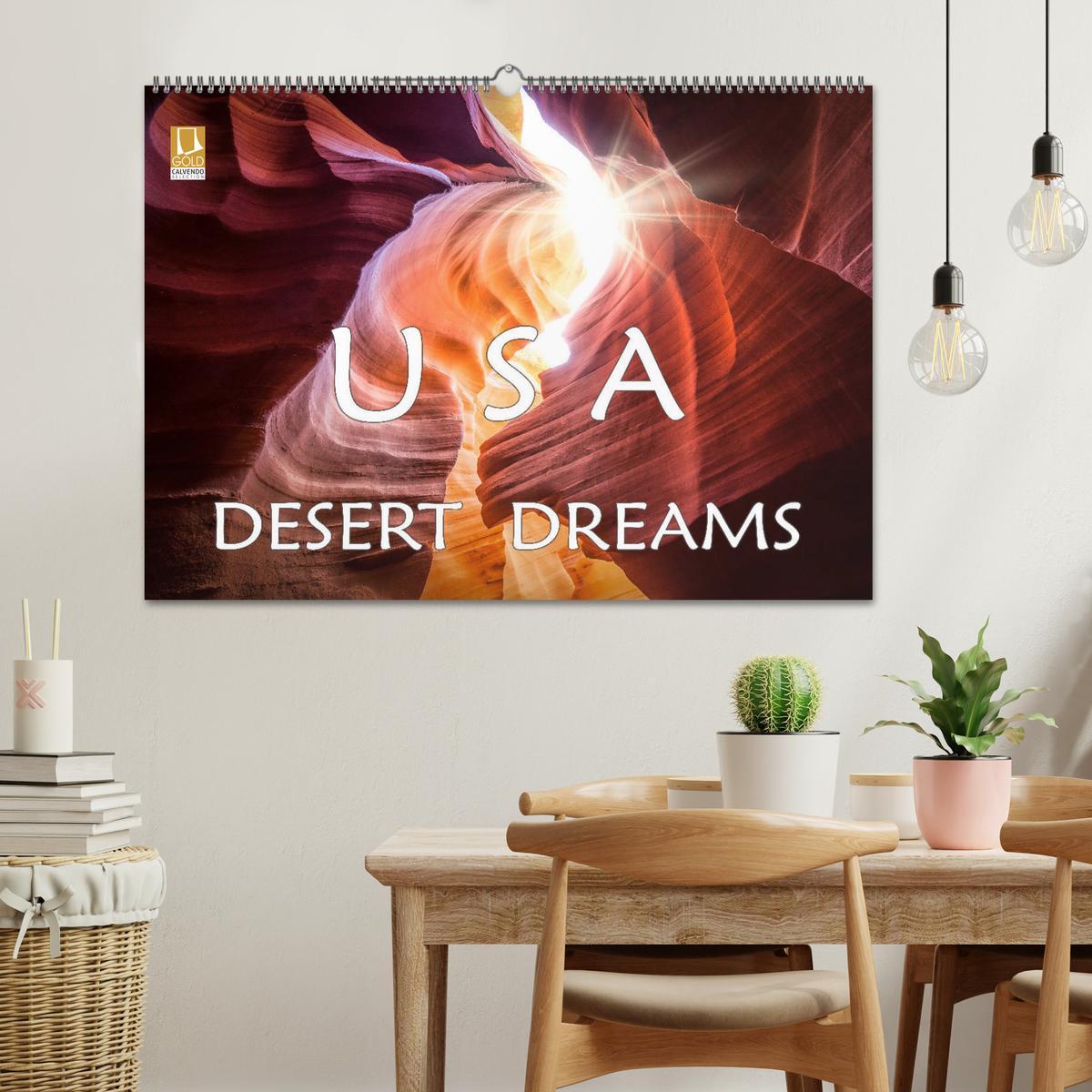 Bild: 9783435328222 | USA Desert Dreams (Wandkalender 2025 DIN A2 quer), CALVENDO...