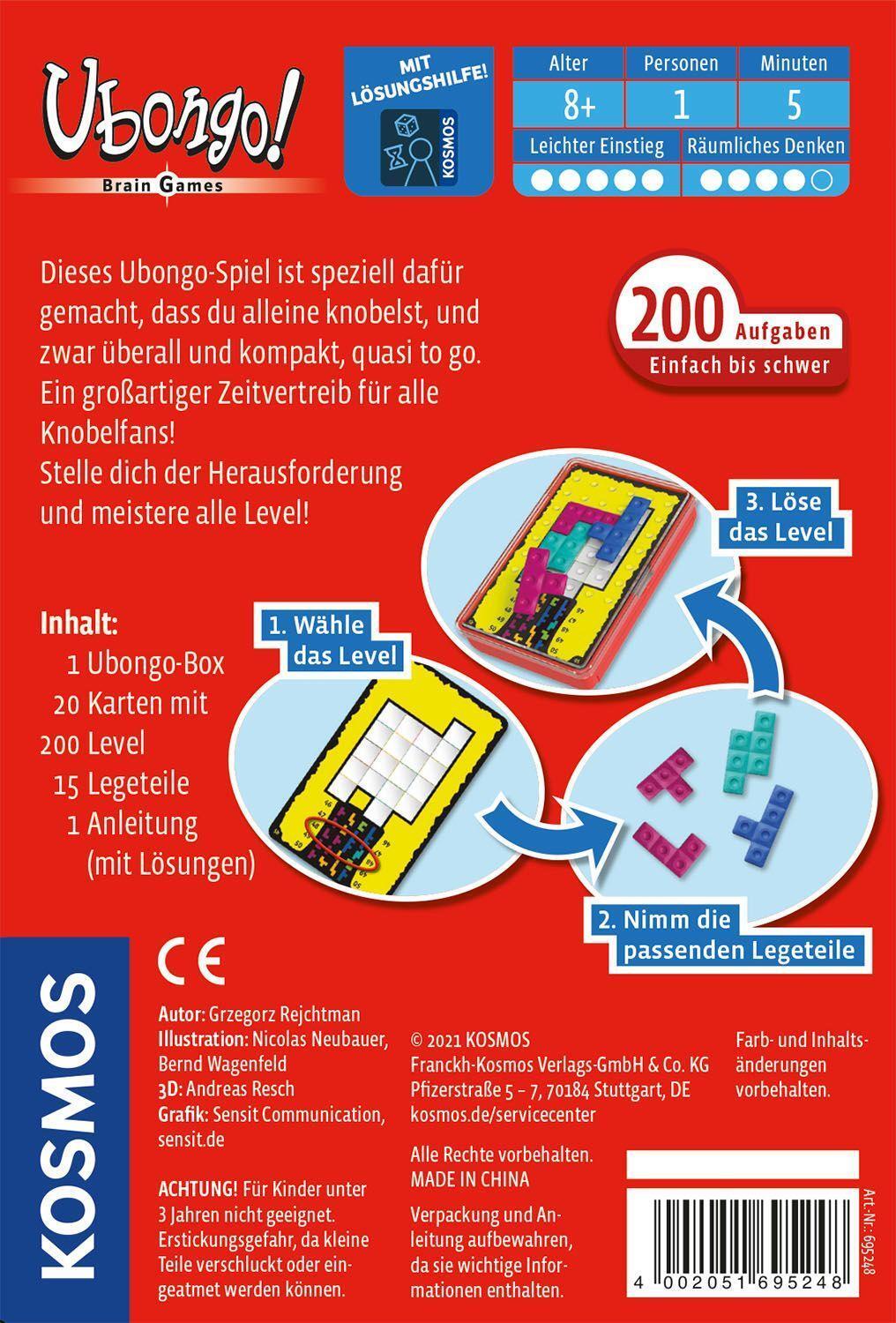 Bild: 4002051695248 | Ubongo - Brain Games | Grzegorz Rejchtman | Spiel | Deutsch | 2021