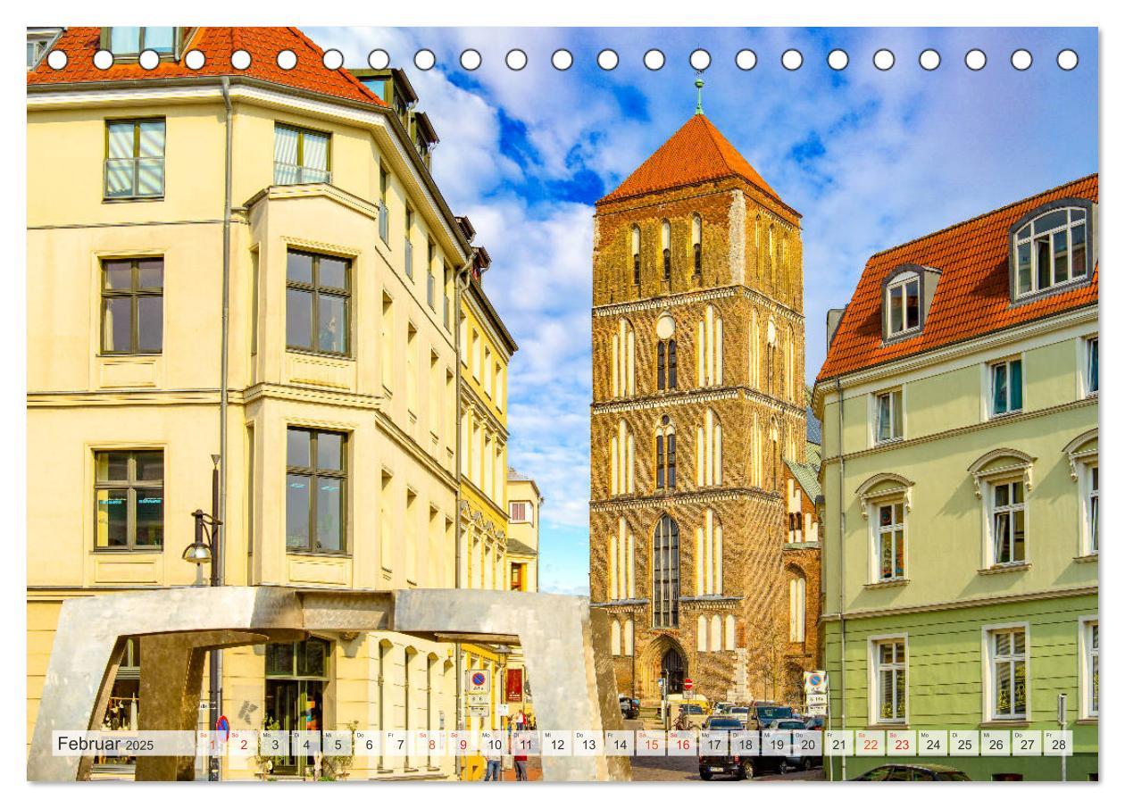 Bild: 9783435238644 | Rostock Impressionen (Tischkalender 2025 DIN A5 quer), CALVENDO...