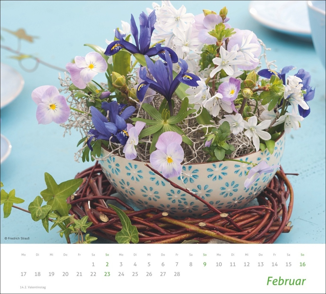 Bild: 9783756406876 | Blumen Bildkalender 2025 | Kalender | Spiralbindung | 14 S. | Deutsch