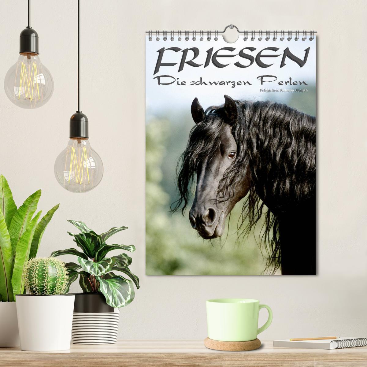 Bild: 9783457066805 | Friesen - die schwarzen Perlen (Wandkalender 2025 DIN A4 hoch),...