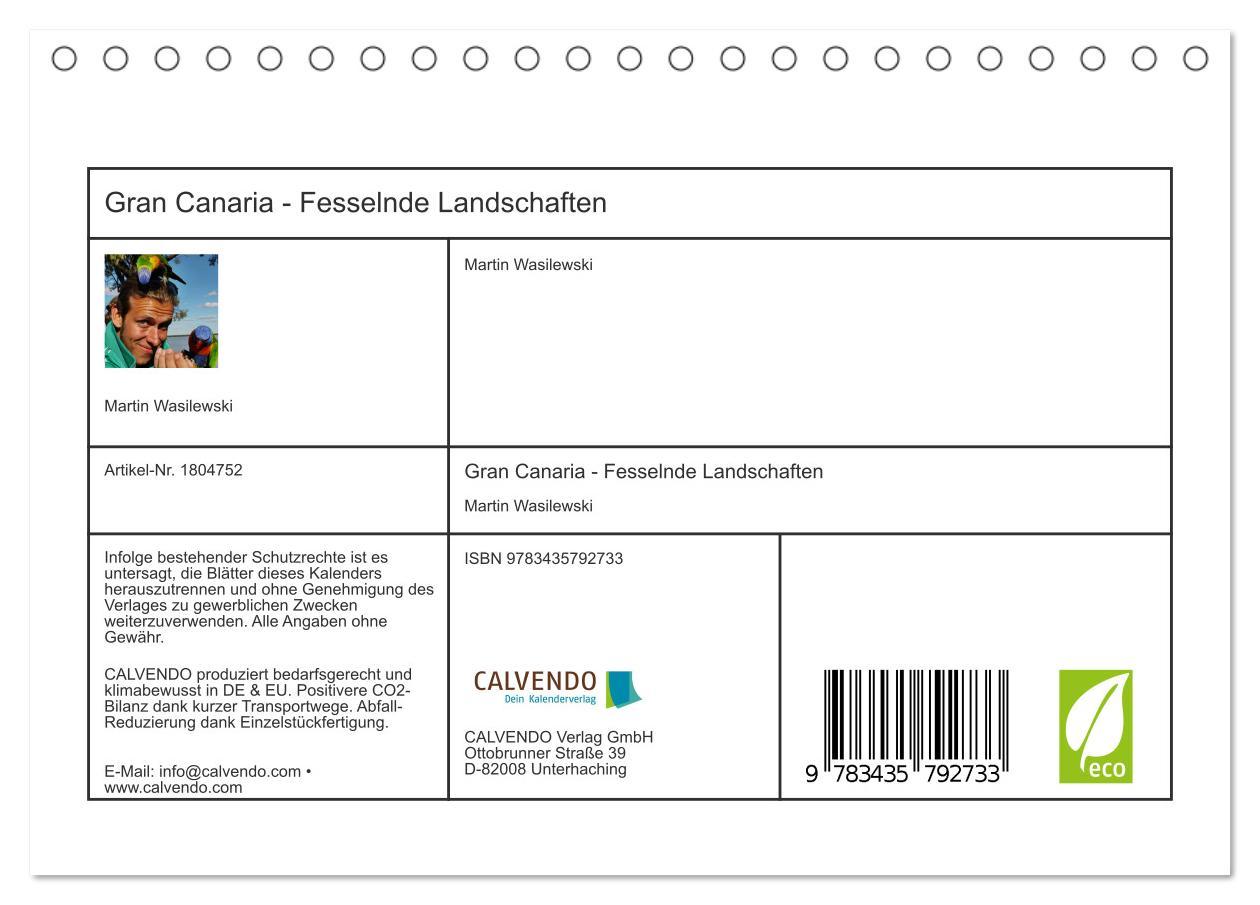 Bild: 9783435792733 | Gran Canaria - Fesselnde Landschaften (Tischkalender 2025 DIN A5...