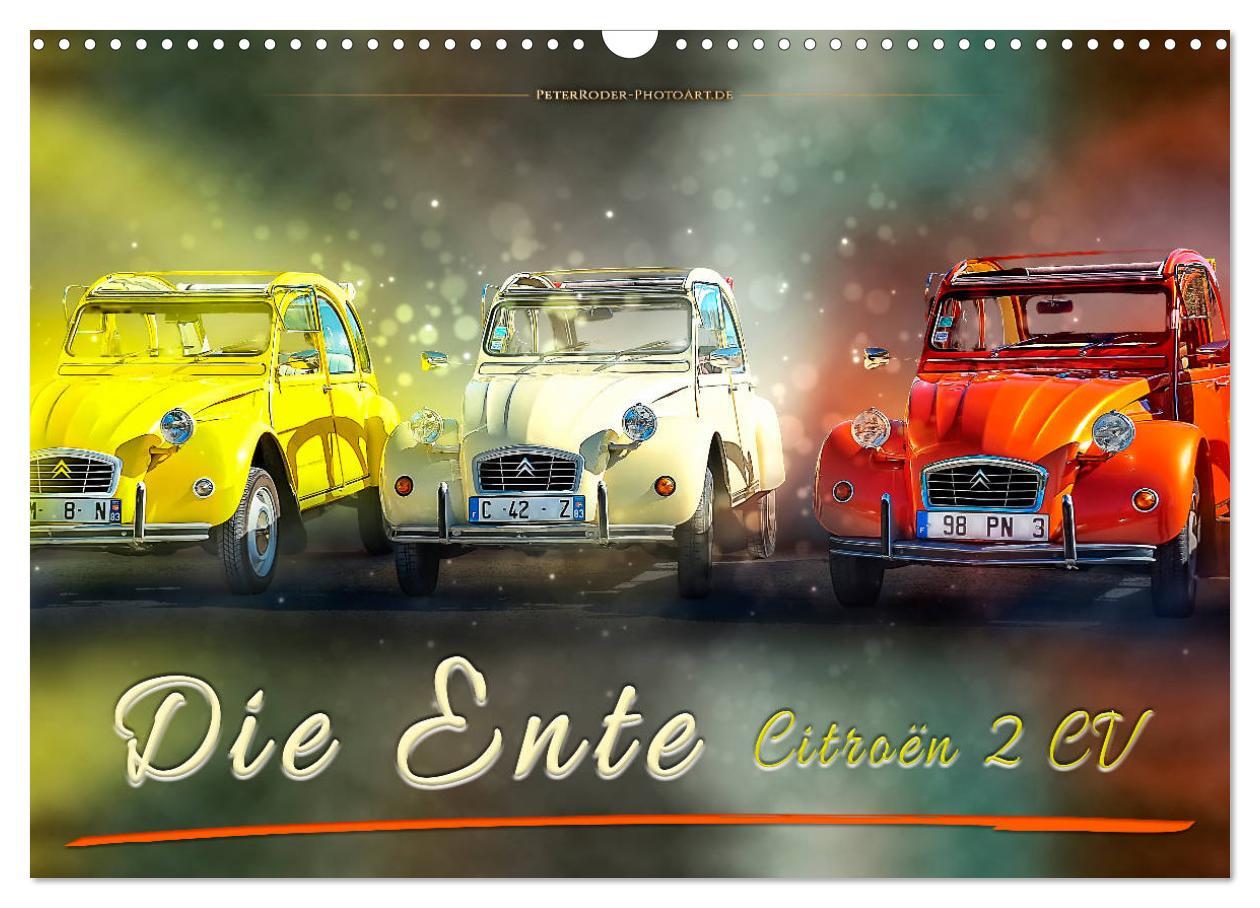 Cover: 9783435349081 | Die Ente - Citroën 2CV (Wandkalender 2025 DIN A3 quer), CALVENDO...