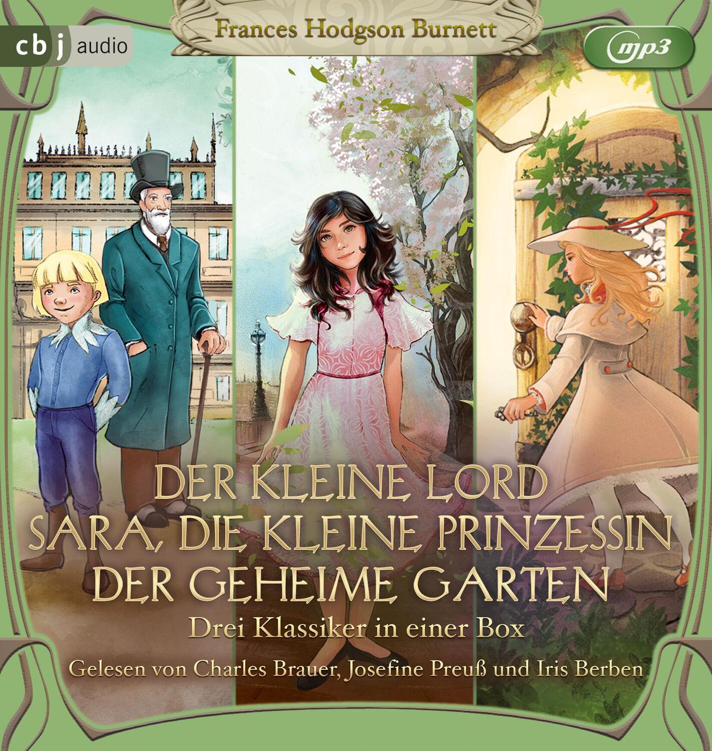 Bild: 9783837165425 | Der kleine Lord. Sara, die kleine Prinzessin. Der geheime Garten | MP3