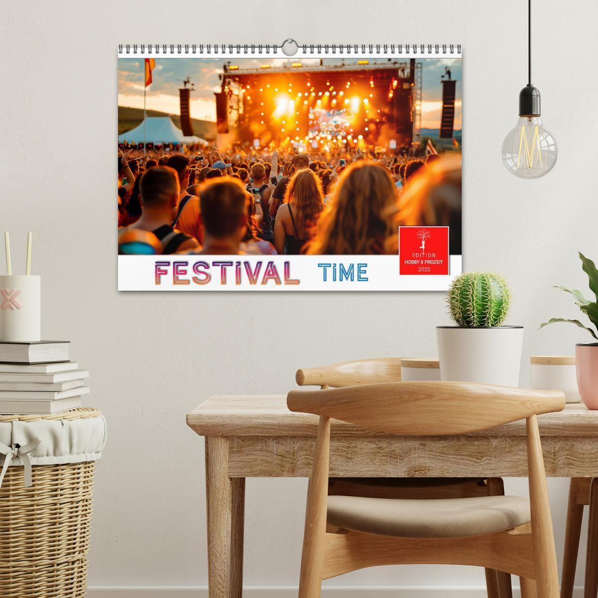 Bild: 9783457171479 | Festival Time (Wandkalender 2025 DIN A3 quer), CALVENDO Monatskalender