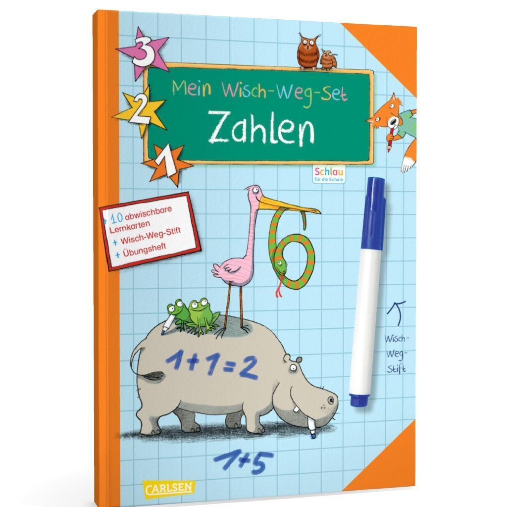 Bild: 9783551189936 | Schlau für die Schule: Mein Wisch-Weg-Set: Zahlen | Christine Mildner