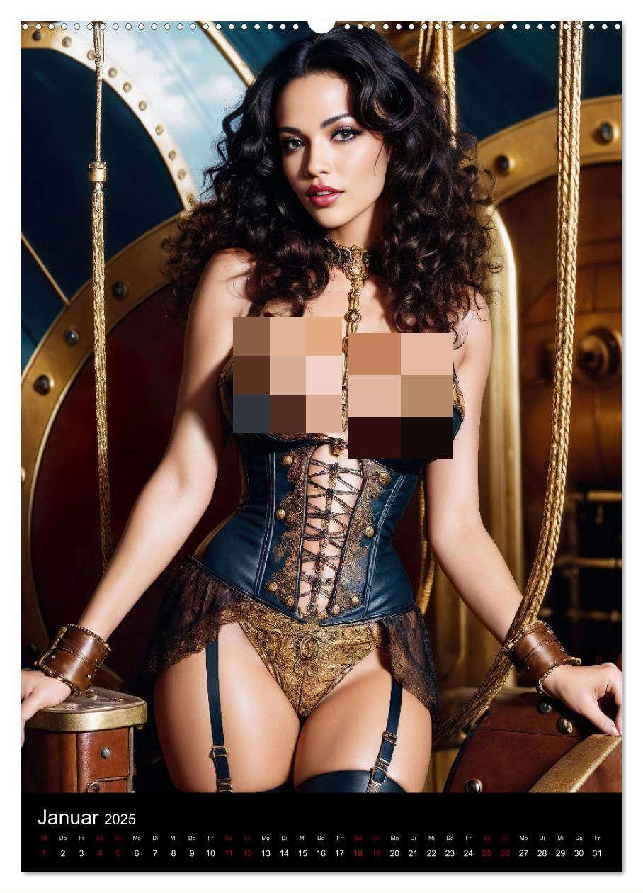 Bild: 9783383761515 | Sexy Steampunk (Wandkalender 2025 DIN A2 hoch), CALVENDO...