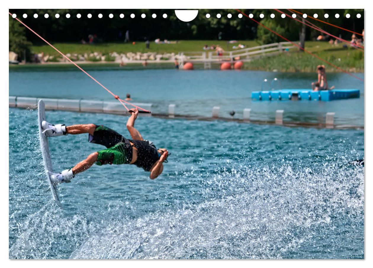 Bild: 9783435369157 | Wakeboarden (Wandkalender 2025 DIN A4 quer), CALVENDO Monatskalender