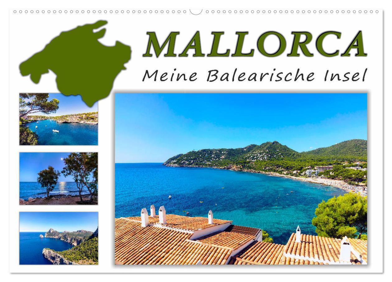 Cover: 9783435330546 | MALLORCA, Meine Balearische Insel (Wandkalender 2025 DIN A2 quer),...