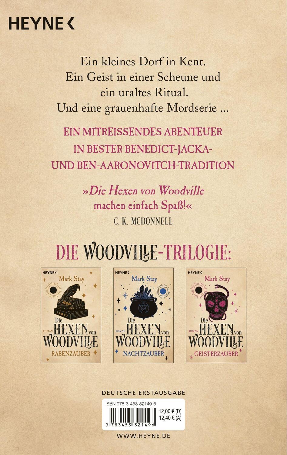 Bild: 9783453321496 | Die Hexen von Woodville - Geisterzauber | Roman | Mark Stay | Buch