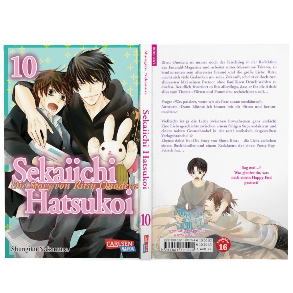 Bild: 9783551791504 | Sekaiichi Hatsukoi 10 | Die Story von Ritsu Onodera | Nakamura | Buch