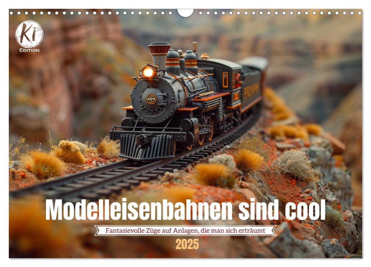 Cover: 9783435379293 | Modelleisenbahnen sind cool (Wandkalender 2025 DIN A3 quer),...