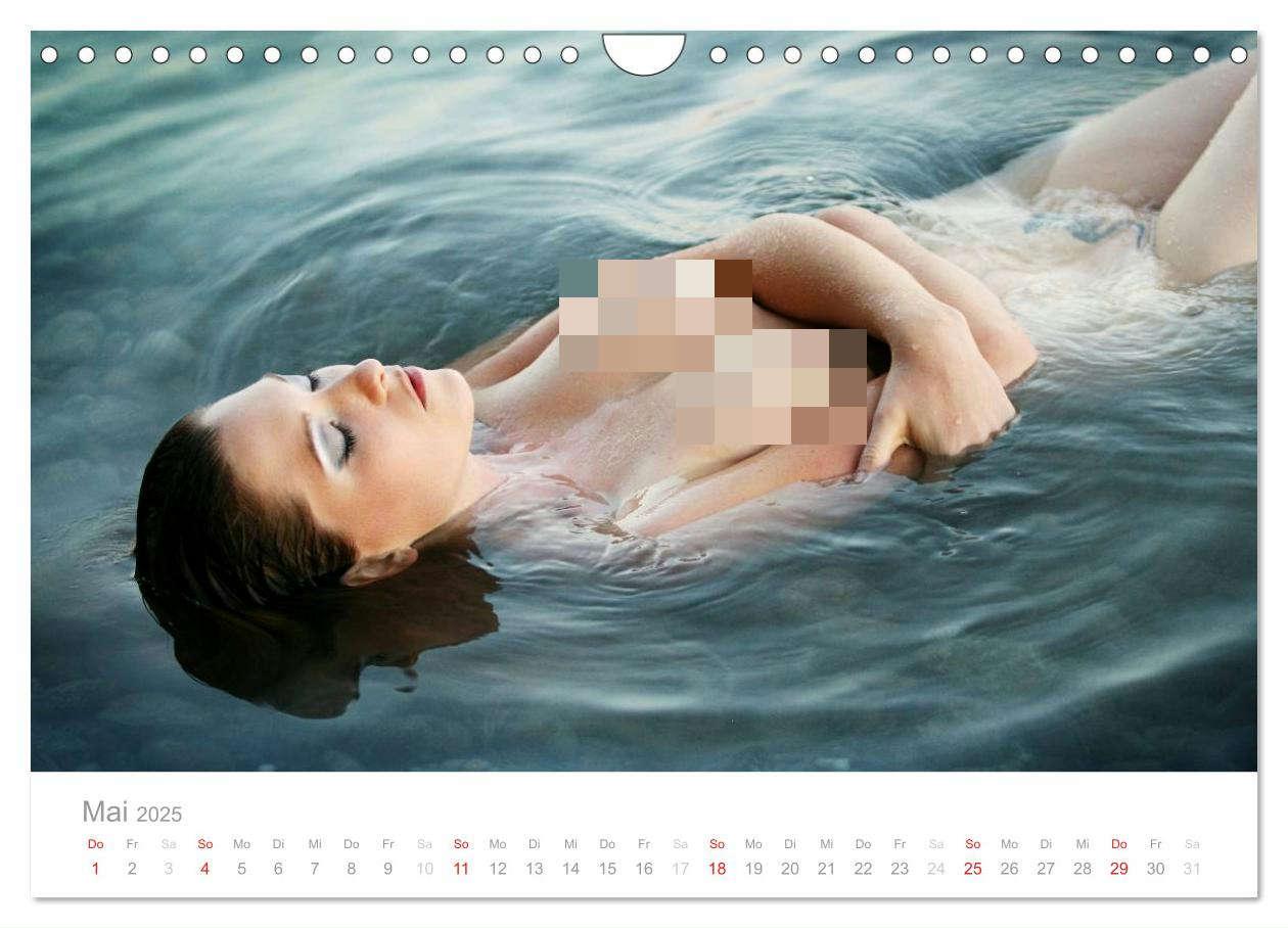 Bild: 9783435540358 | Wasser und Nymphen - Akt am Wasser (Wandkalender 2025 DIN A4 quer),...